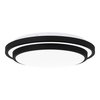 Quoizel Irving Integrated LED Matte Black Semi-Flush Mount IVG1614MBK